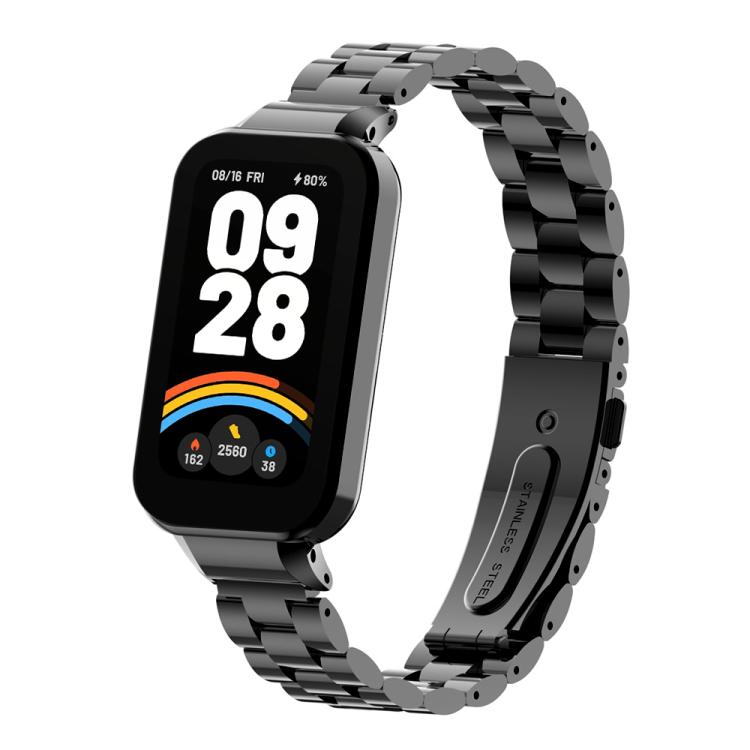 xDfind Watch Frame Integrated Three Beads Metal Watch Band, For Redmi Band 3 / Xiaomi Smart Band 9 Active