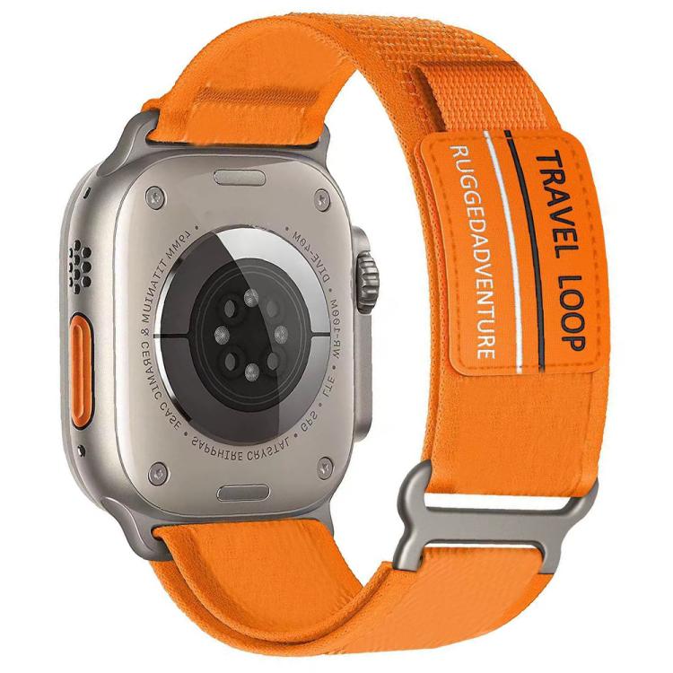 xDfind Double Section Metal Buckle Loop Nylon Braided Watch Band