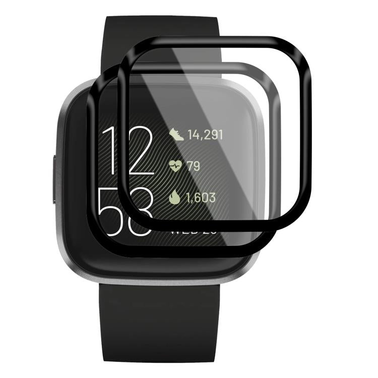 2pcs xDfind Curved 3D Composite Material Soft Film Screen Protector, For Fitbit Versa 2, For Fitbit Versa