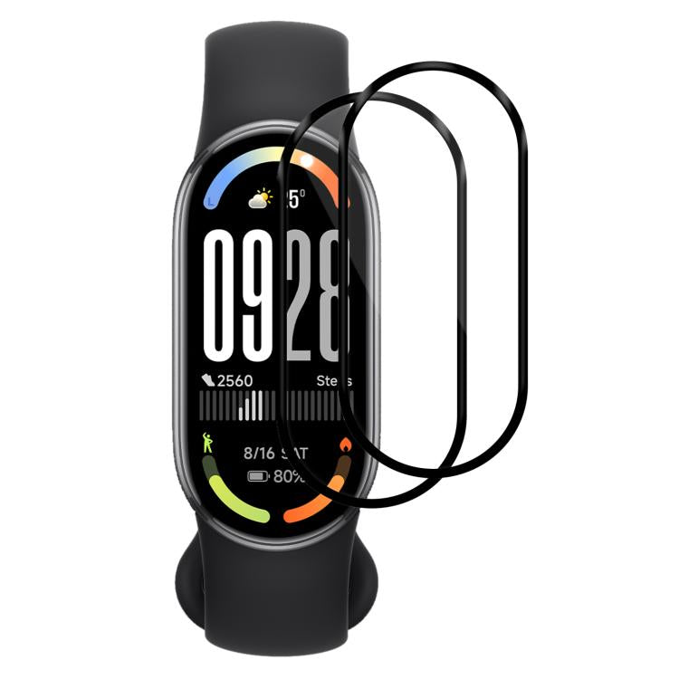 2pcs xDfind Curved 3D Composite Material Soft Film Screen Protector, For Xiaomi Smart Band 10, For Xiaomi Redmi Watch 5, For Xiaomi Smart Band 9 Pro, For Xiaomi Redmi Watch 5 Lite, For Xiaomi Redmi Watch 5 Active