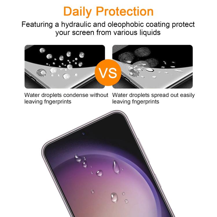 10pcs xDfind 0.18mm 9H 2.5D High Aluminum Tempered Glass Film, Support Fingerprint Unlocking
