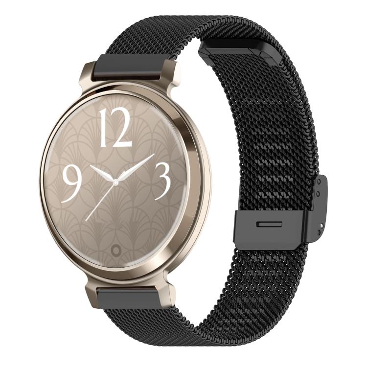 xDfind Buckle Metal Mesh Watch Band, For Garmin Lily 2 14mm