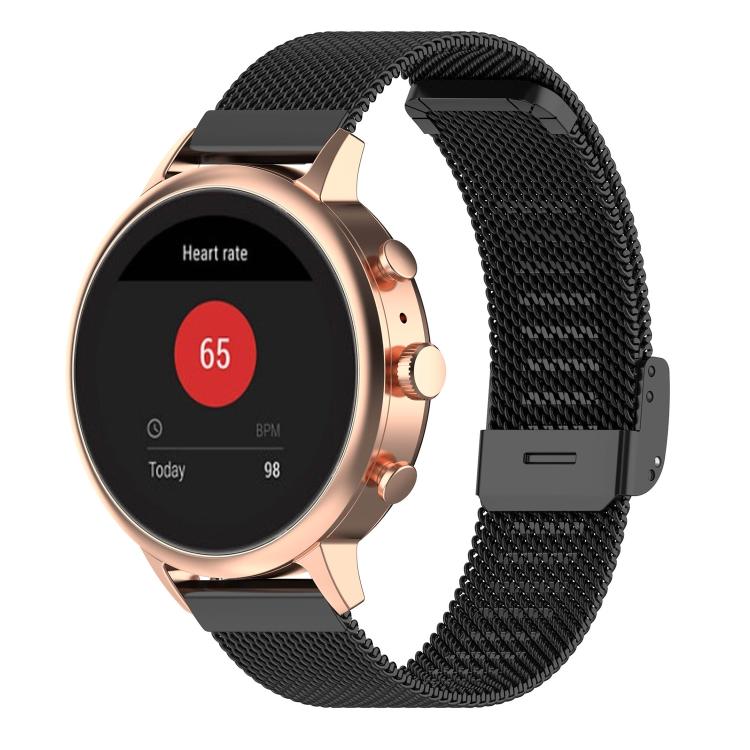 xDfind Buckle Metal Mesh Watch Band, 18mm