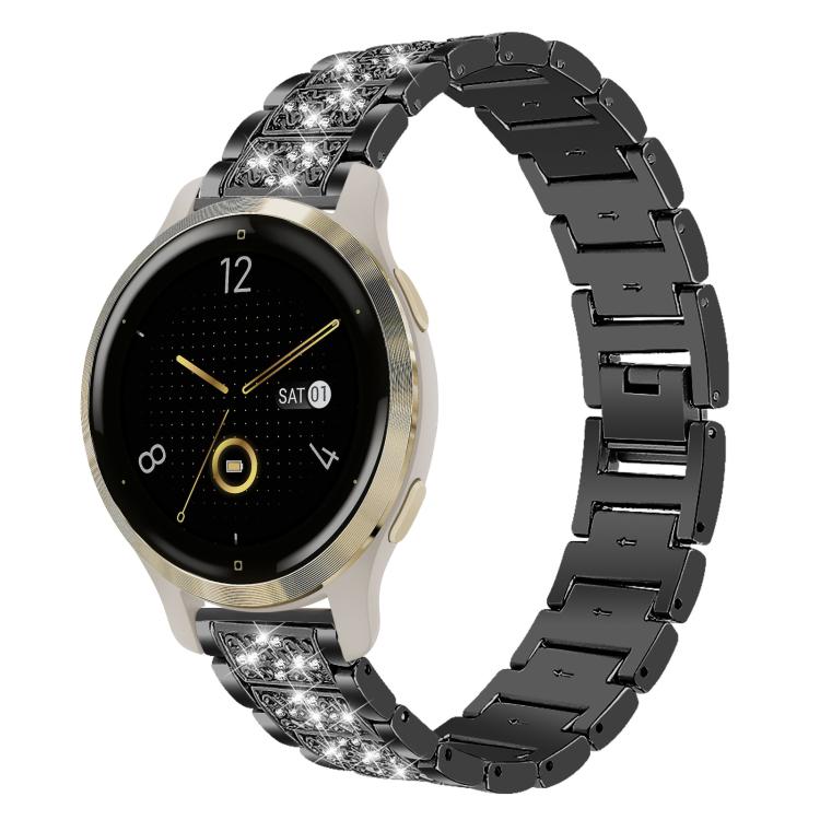 xDfind Diamond Jewelry Steel Watch Band, 18mm For Garmin Venu 2S / vivoactive 4s/3s