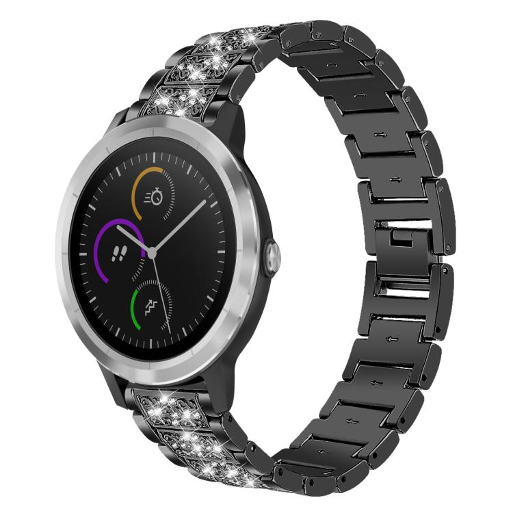 xDfind Diamond Jewelry Steel Watch Band, 20mm For Garmin GarminMove Sport / vivoactive3