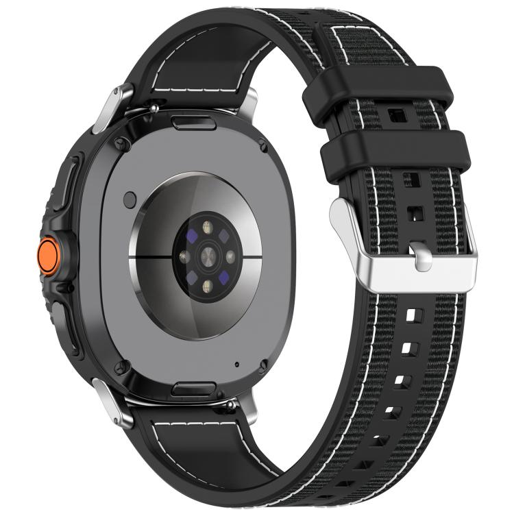 xDfind Hybrid Nylon Braid Silicone Watch Band