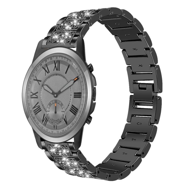xDfind Diamond Jewelry Stainless Steel Watch Band, For Fossil Q Machine Hybrid Watch 22mm