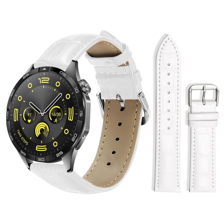 xDfind Bamboo Texture Pin Buckle Leather Watch Band, 20mm For Huawei Watch GT 4 / GT 3 / GT 2