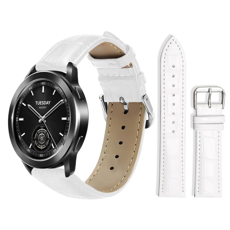 xDfind Bamboo Texture Pin Buckle Leather Watch Band, 22mm For Xiaomi Watch S3/2 Pro/S2/S1