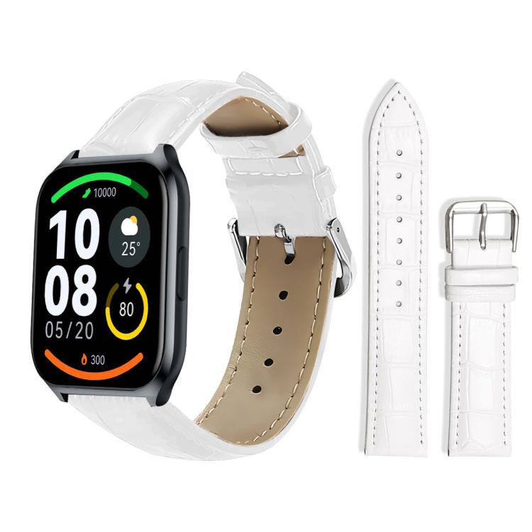 xDfind Bamboo Texture Pin Buckle Leather Watch Band, 22mm For Xiaomi Haylou Watch LS09B / LS05S / LS10