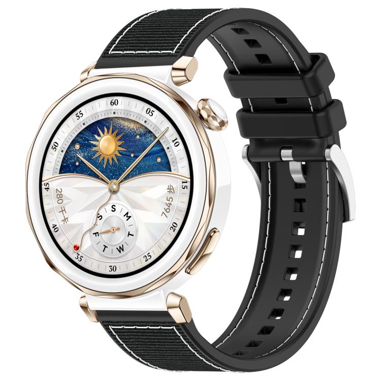 xDfind Hybrid Nylon Braid Silicone Watch Band, 22mm For Huawei Watch GT5/GT5 Pro/4/4 Pro