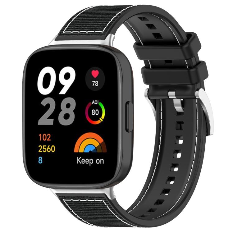 xDfind Hybrid Nylon Braid Silicone Watch Band, For Redmi Watch 3 20mm