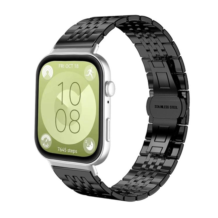 xDfind Seven-bead Solid Stainless Steel Watch Band, For Huawei Watch Fit4 / Fit3 / Fit4 Pro 20mm