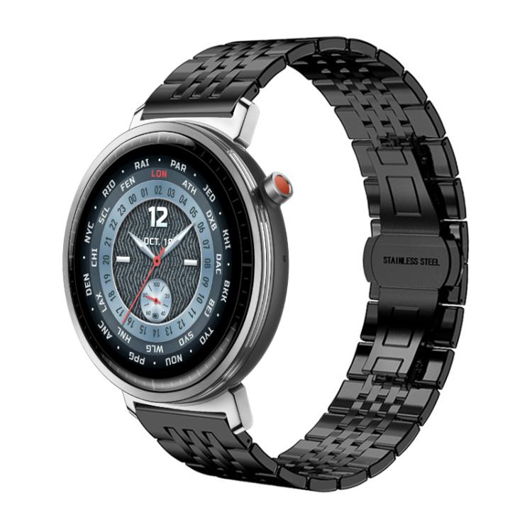 xDfind Seven-bead Solid Stainless Steel Watch Band, For Honor Watch Fit 22mm