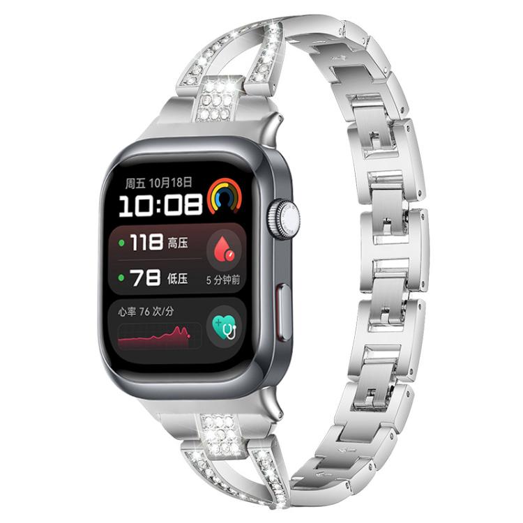 xDfind X-Shaped Single Row Diamond Metal Watch Band, For Huawei Watch D2