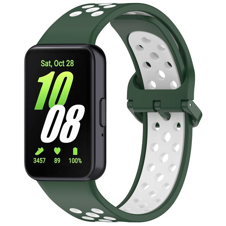 xDfind Two Color Silicone Breathable Watch Band