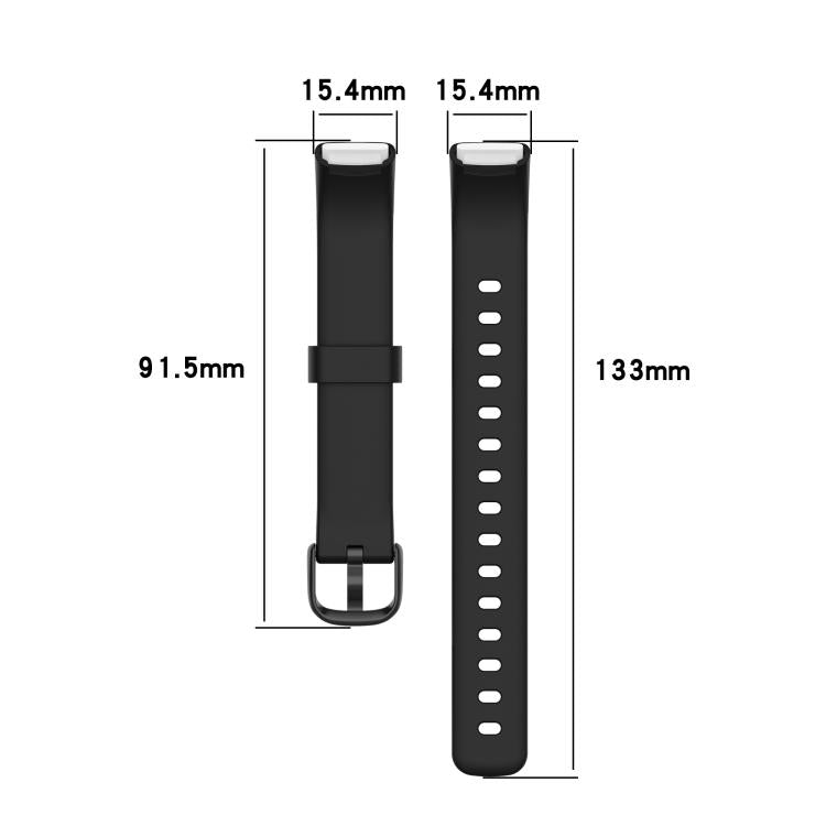 xDfind For Fitbit Luxe Silicone Color Buckle Replacement Strap Watchband, L