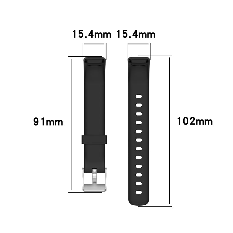 For Fitbit Luxe Silicone Replacement Strap Watchband, S