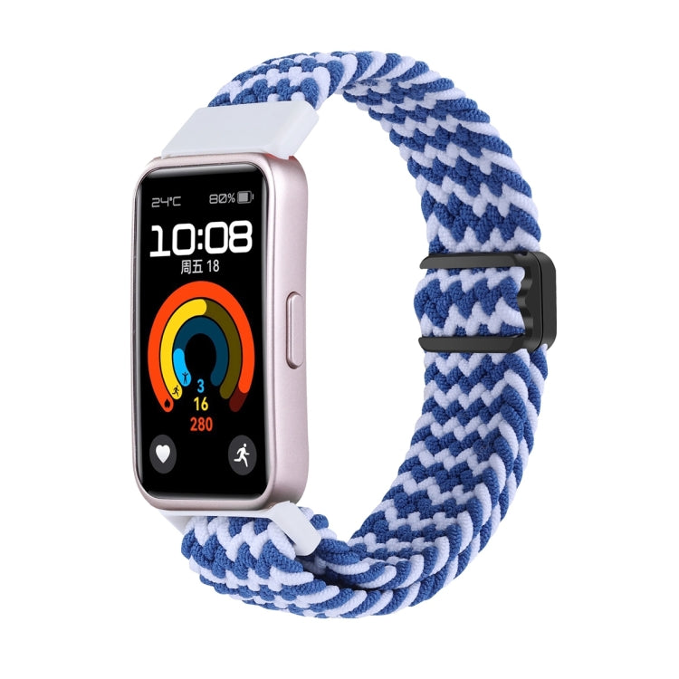xDfind Magnetic Buckle Nylon Braid Watch Band, For Huawei Band 10 / 9 / 8