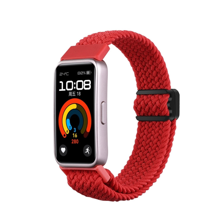 xDfind Magnetic Buckle Nylon Braid Watch Band, For Huawei Band 10 / 9 / 8