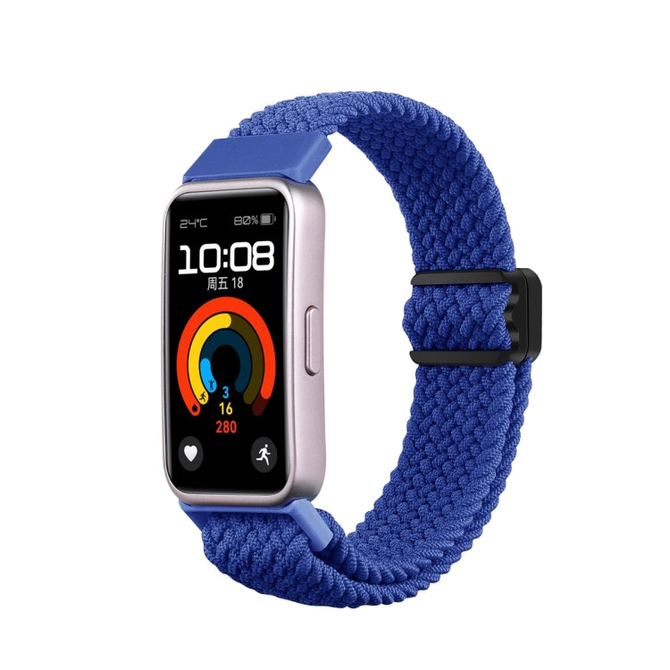 xDfind Magnetic Buckle Nylon Braid Watch Band, For Huawei Band 10 / 9 / 8