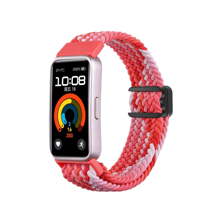 xDfind Magnetic Buckle Nylon Braid Watch Band, For Huawei Band 10 / 9 / 8
