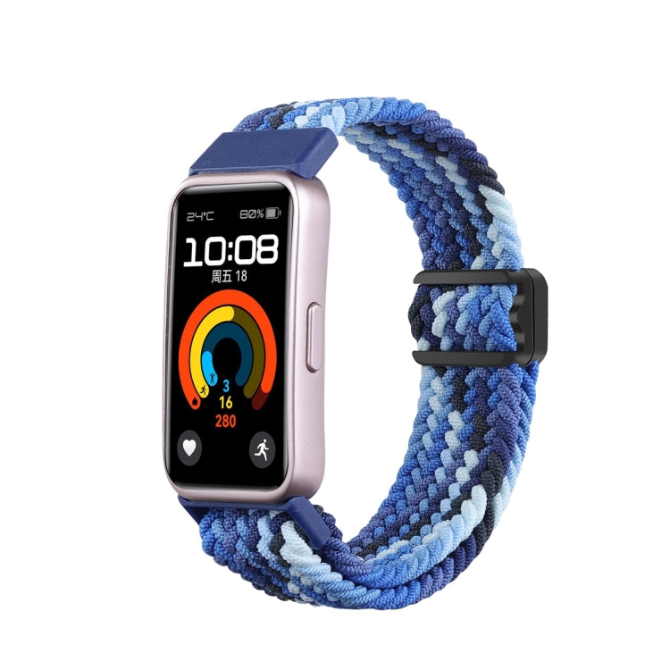 xDfind Magnetic Buckle Nylon Braid Watch Band, For Huawei Band 10 / 9 / 8