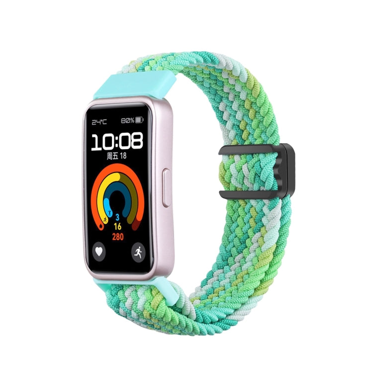 xDfind Magnetic Buckle Nylon Braid Watch Band, For Huawei Band 10 / 9 / 8