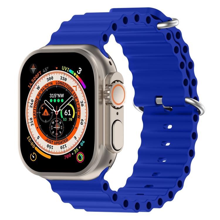 xDfind Ocean Silicone Watch Band, For Apple Watch 46mm / 49mm / 45mm / 44mm