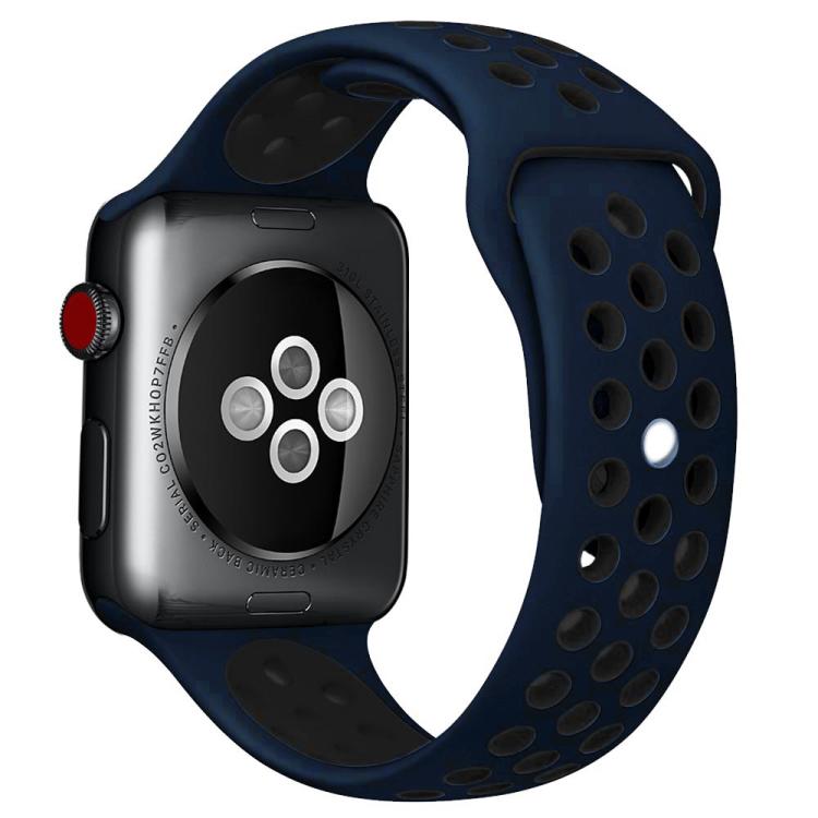 xDfind Two Color Silicone Sports Watch Band, For Apple Watch 46mm / 49mm / 45mm / 44mm