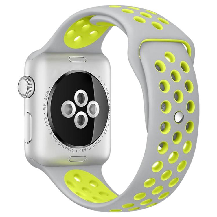 xDfind Two Color Silicone Sports Watch Band, For Apple Watch 46mm / 49mm / 45mm / 44mm