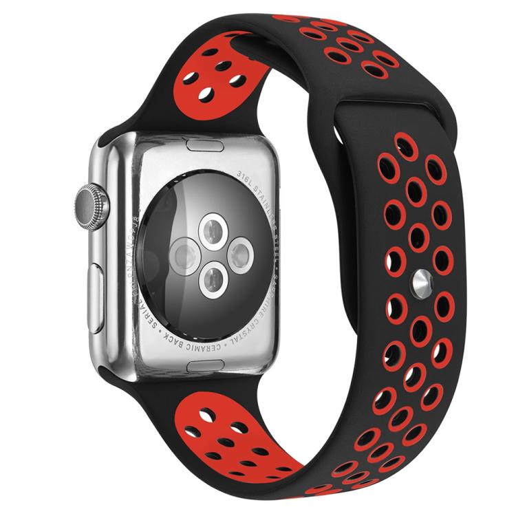 xDfind Two Color Silicone Sports Watch Band, For Apple Watch 42mm / 41mm / 40mm / 38mm