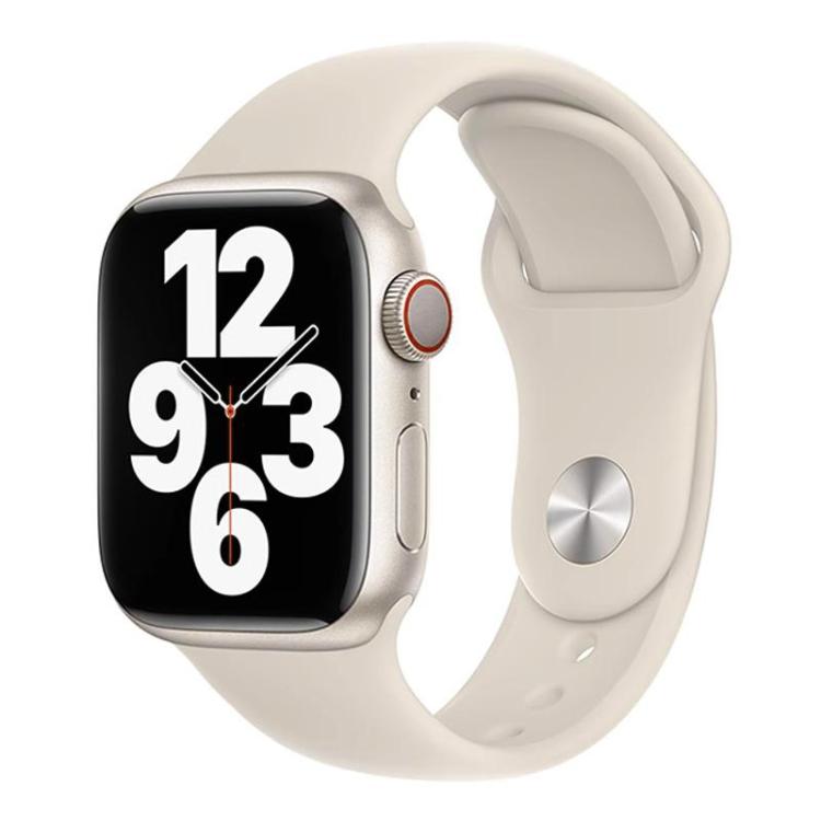xDfind Solid Color Silicone Sports Watch Band, For Apple Watch 42mm / 41mm / 40mm / 38mm