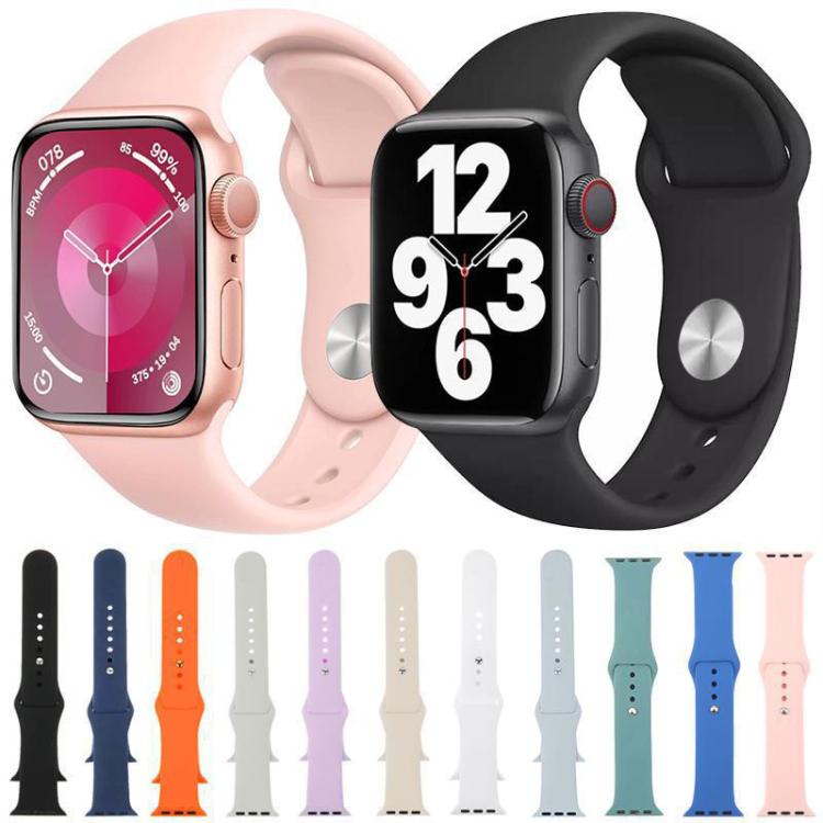 xDfind Solid Color Silicone Sports Watch Band, For Apple Watch 46mm / 49mm / 45mm / 44mm