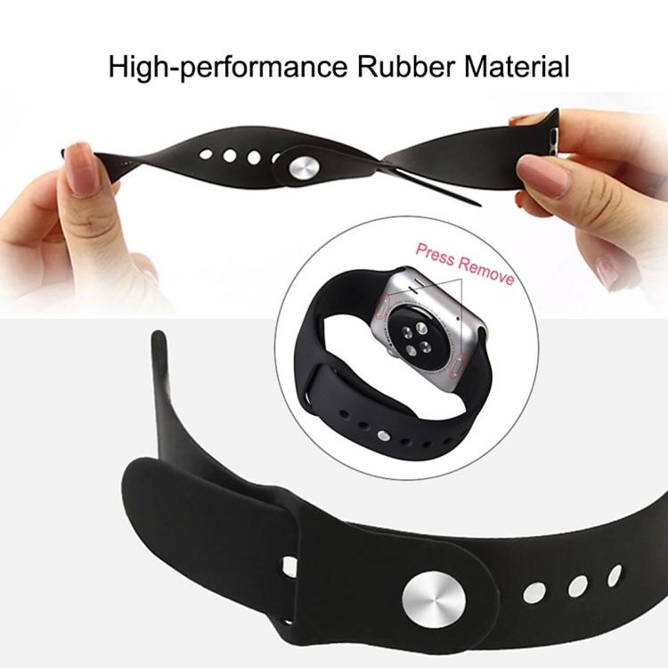 xDfind Solid Color Silicone Sports Watch Band, For Apple Watch 46mm / 49mm / 45mm / 44mm