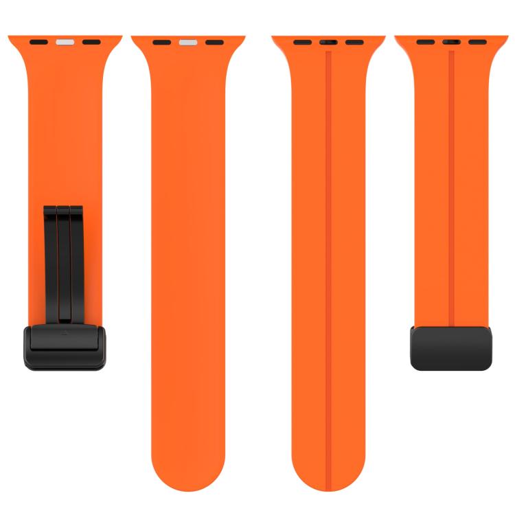 xDfind Solid Color Magnetic Buckle Silicone Watch Band, For Apple Watch 46mm / 49mm / 45mm / 44mm