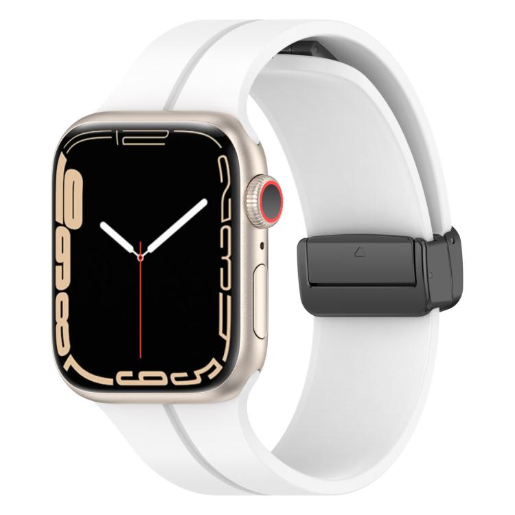 xDfind Solid Color Magnetic Buckle Silicone Watch Band, For Apple Watch 42mm / 41mm / 40mm / 38mm