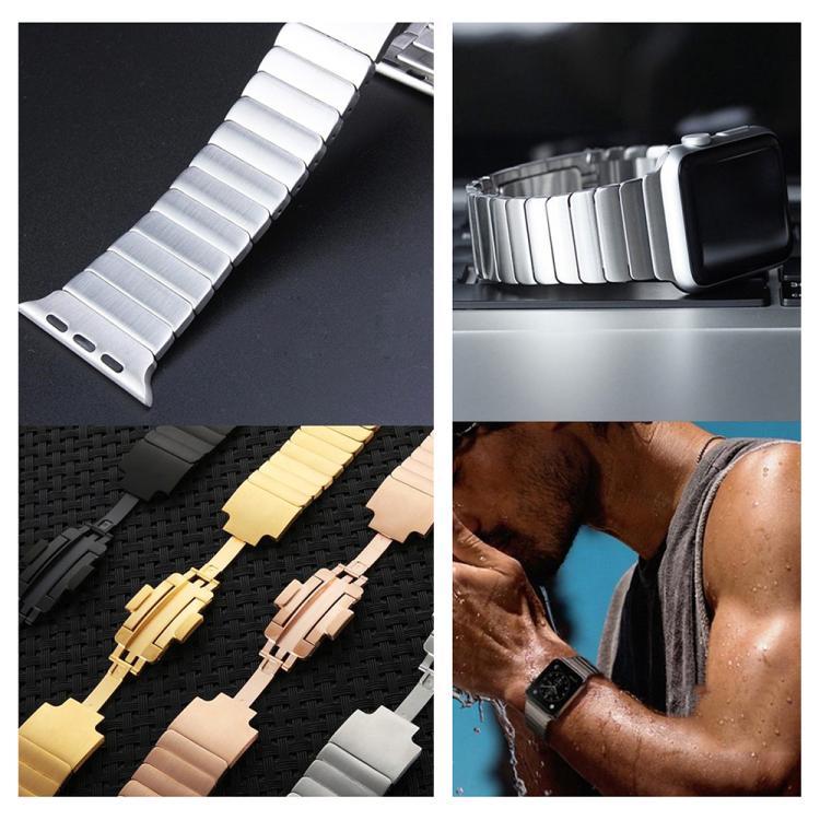 xDfind One Bead Stainless Steel Watch Band, For Apple Watch 42mm / 41mm / 40mm / 38mm