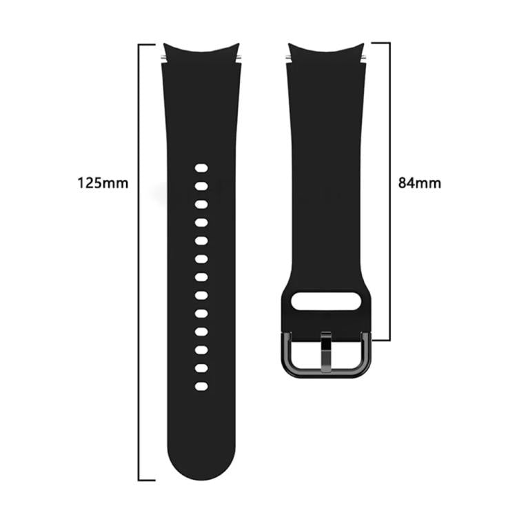 xDfind Solid Color Colorful Buckle Quick Release Silicone Watch Band, For Samsung Galaxy Watch4 / Watch4 Classic