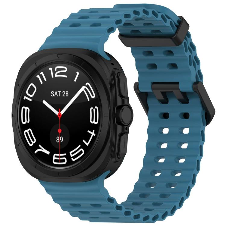 xDfind Ocean Hole Dual Buckle Silicone Watch Band