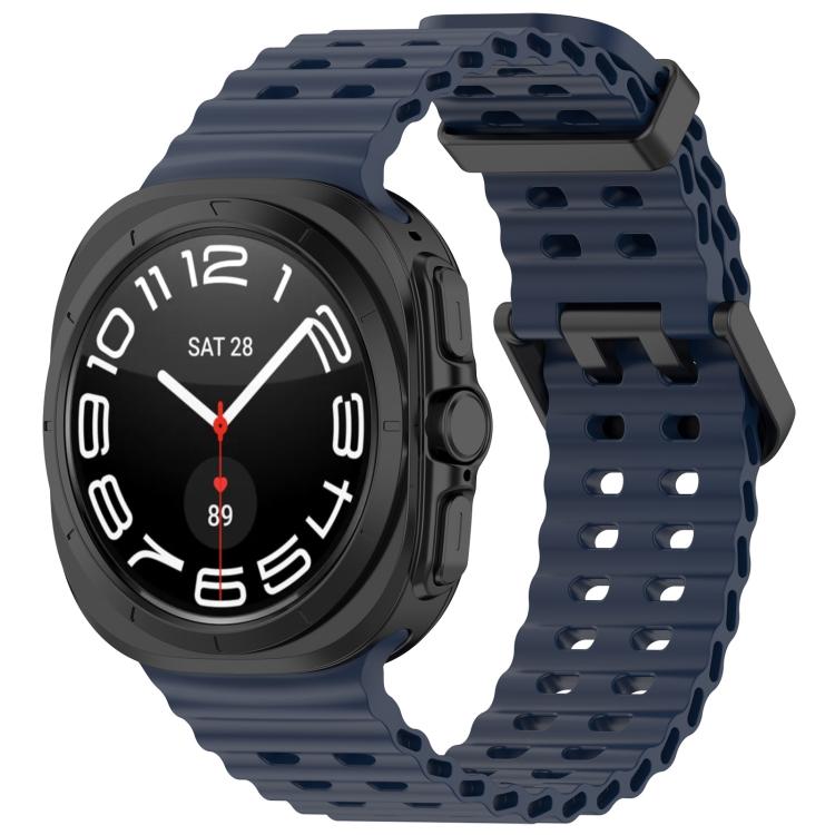 xDfind Ocean Hole Dual Buckle Silicone Watch Band