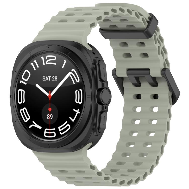 xDfind Ocean Hole Dual Buckle Silicone Watch Band