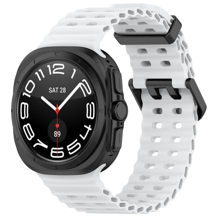xDfind Ocean Hole Dual Buckle Silicone Watch Band