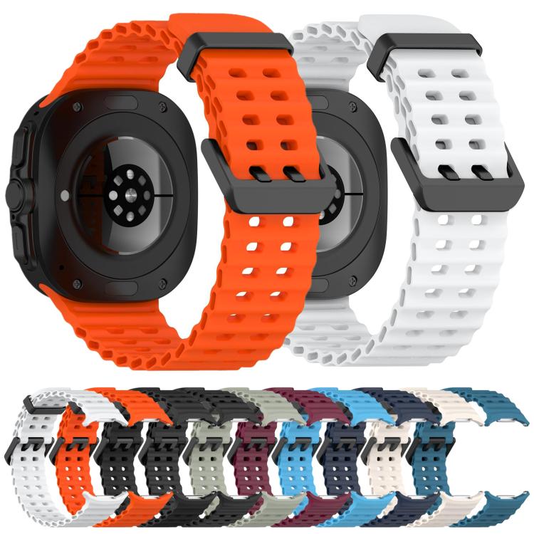 xDfind Ocean Hole Dual Buckle Silicone Watch Band