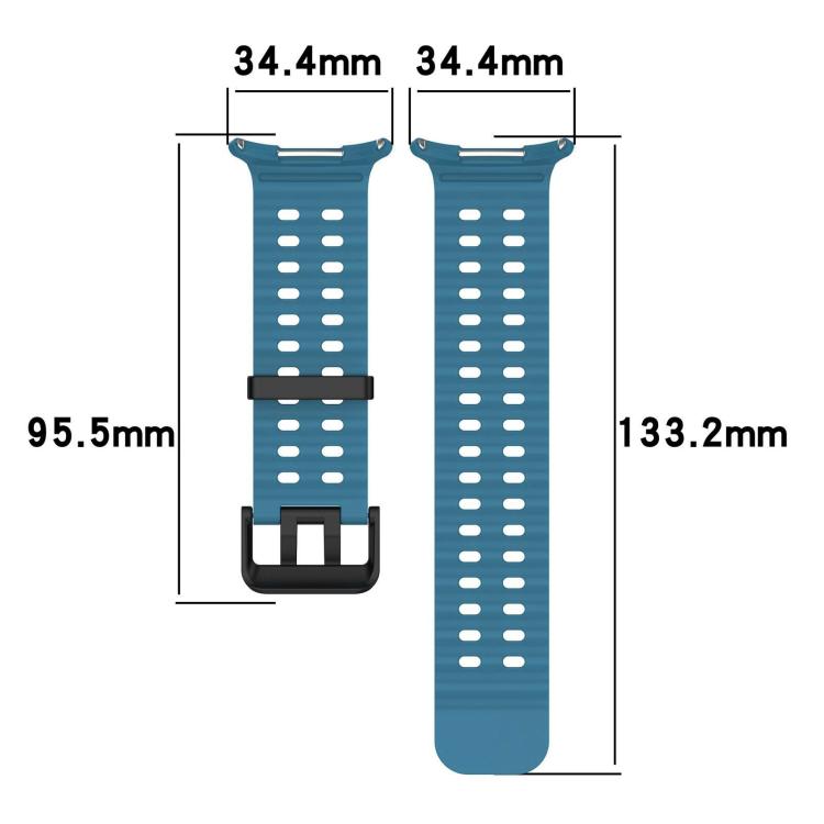 xDfind Ocean Hole Dual Buckle Silicone Watch Band, For Samsung Galaxy Watch Ultra 47mm / Ultra 2025