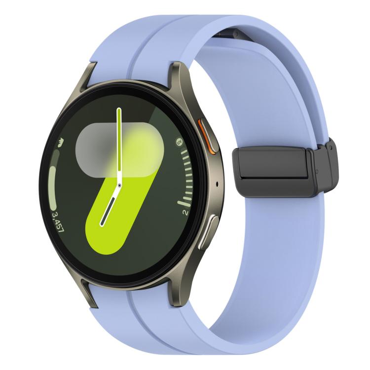 xDfind Fold Magnetic Black Buckle Silicone Watch Band