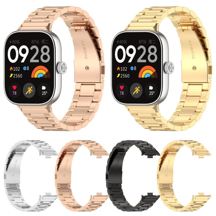 xDfind Three Beads Metal Watch Band, For Redmi Band 3 / Xiaomi Smart Band 9 Active
