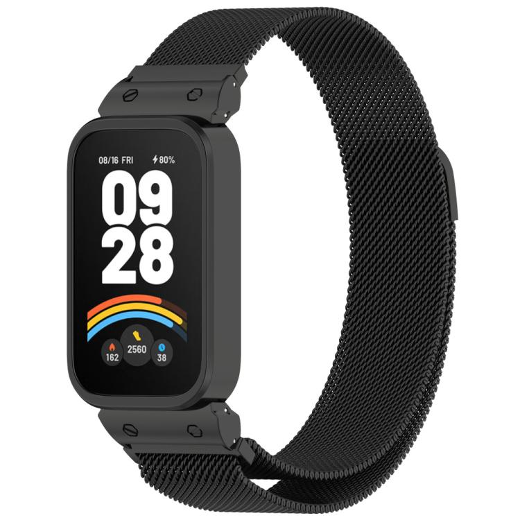 xDfind Watch Frame Integrated Milan Magnetic Metal Watch Band, For Redmi Band 3 / Xiaomi Smart Band 9 Active