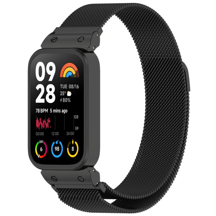 xDfind Watch Frame Integrated Milan Magnetic Metal Watch Band, For Xiaomi Band 10 Pro/9 Pro/Redmi Watch 6/5/4