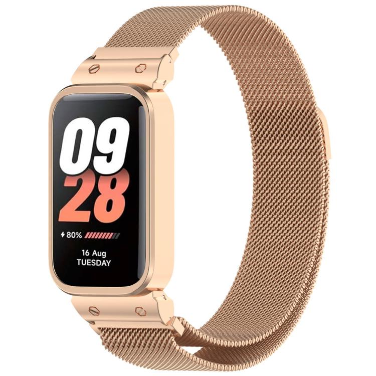 xDfind Watch Frame Integrated Milan Magnetic Metal Watch Band, For Redmi Band 2 / Xiaomi Smart Band 8 Active